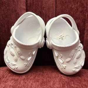 Kids White Clogs